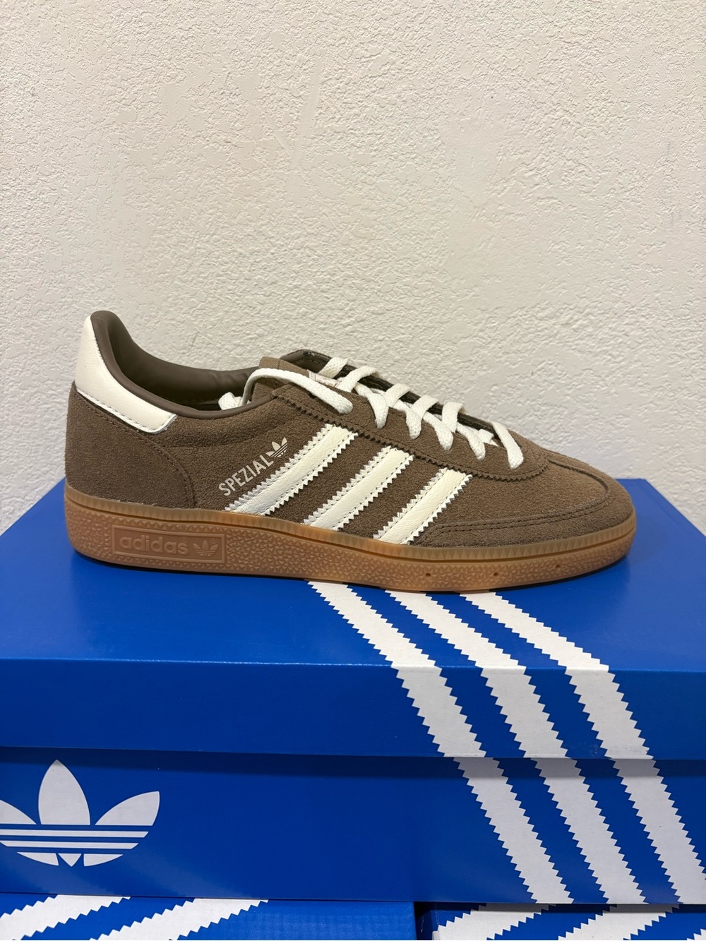 adidas Spezial Suede Sneaker in Brown and White - Picture 2 of 4